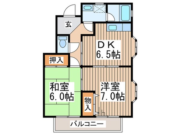 エトワール中山の物件間取画像